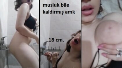 19’luk Regl Çişem Götten 20 Santim Musluk Alıyor