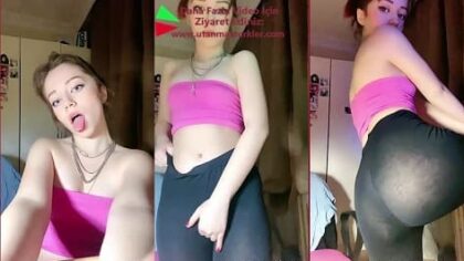 Aşırı Tatlı Teşhirci Türk Kızı Ban Yiyor