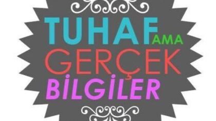 Tuhaf ama Gerçek Bilgiler