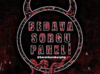 bedava sorgu paneli